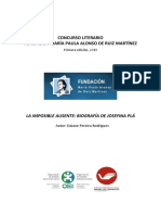 La Imposible Ausente Biografia de Josefina Pla 1051600 PDF