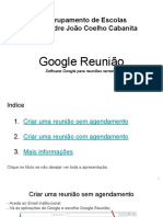 Google Meet para reuniões remotas