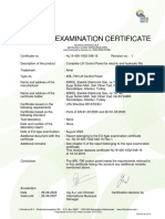 ARL-700 Control Panels Type-Examination Certificate EN 81-20 - 50