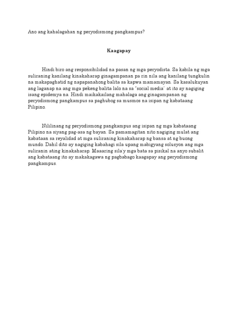 Kaagapay | PDF