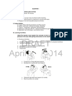 Lesson 1 BODY SHAPES AND ACTION Time All PDF