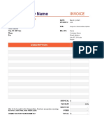 Invoice With Tax Calculation