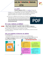 Fiche de Présentation Du CFG