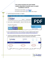 Guide - Consulter Les Emplois Disponibles Et Postuler Pour Un Emploi Candidature Externe PDF