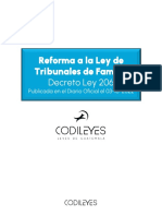 CodiLeyes - 1ra Reforma Ley de Tribunales de Familia 2022