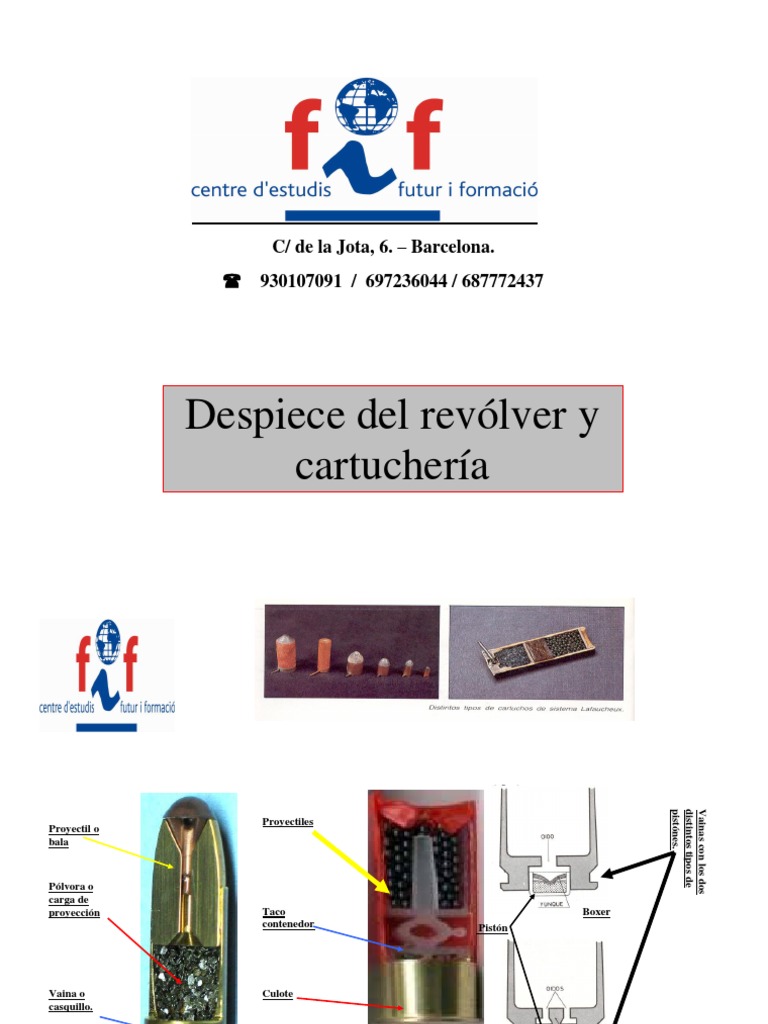 Manual de armado de revólveres | PDF | Revólver | Bienes manufacturados
