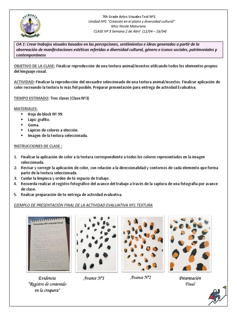 Creación de Texturas en Artes Visuales | PDF
