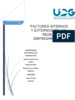 Factores Internos y Externos de Las Redes Empresariales