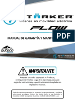 Manual de Garantia y Mantenimiento Patineta Flow PDF