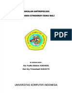 PDF Kerangka Etnografi Suku Bali - Compress