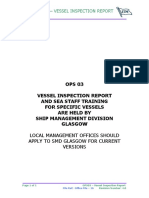 OPS 03 - Vessel Inspection Report