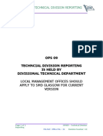 OPS09 Technical Division Reporting Guidelines
