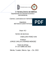 Actividad 3.1 Método de La Esquina Noroeste y Método de Vogel CABALLERO PEREZ IVAN 4L3