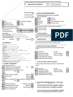 Planilla de Datos Personales SINIDE 2022