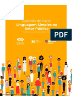 Apostila Do Curso Linguagem Simples No Setor Público PDF