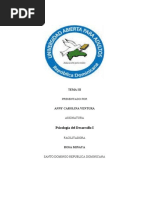 Tarea III Psicologia del desarrollo I