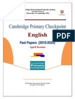 English Primary Checkpoint Past Papers PDF