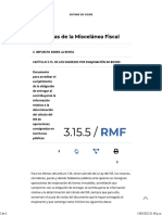 Regla 3.15.5 Documento para Acreditar El Cumplimiento