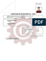 Constancia Matricula 2023 PDF