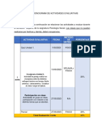 Lineamientos de Evaluacion Psicologia Social