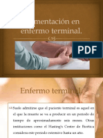 Alimentación en Enfermo Terminal