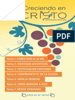 Creciendo en Cristo Indice PDF