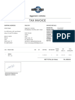 Tax Invoice: Aggarwal e Vehicles