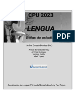 Guías de Lengua CPU 2023 PDF