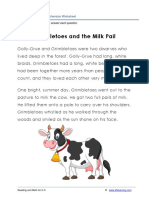 Grade 2 Story Grimbletoes and The Milk Pail