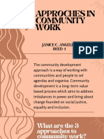 Approches in Community Work