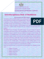 Buddhism Conference Announcement Pune University