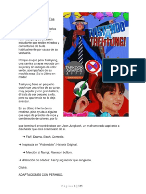 TAEKOOK - ¡Vistiendo A Taehyung!, PDF