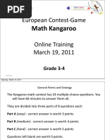Primary Kangaroo 2025 Instructions and Questions | PDF