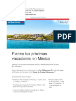 Vacaciona en Cancún Con Un Precio Especial