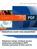 RPP Membaca Permulaan Di SD Pertemuan Ke-13 Khusnul Fatonah, M.Pd. PGSD