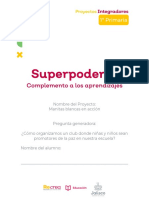 Superpoderes complemento aprendizajes club niñas niños promotores paz escuela