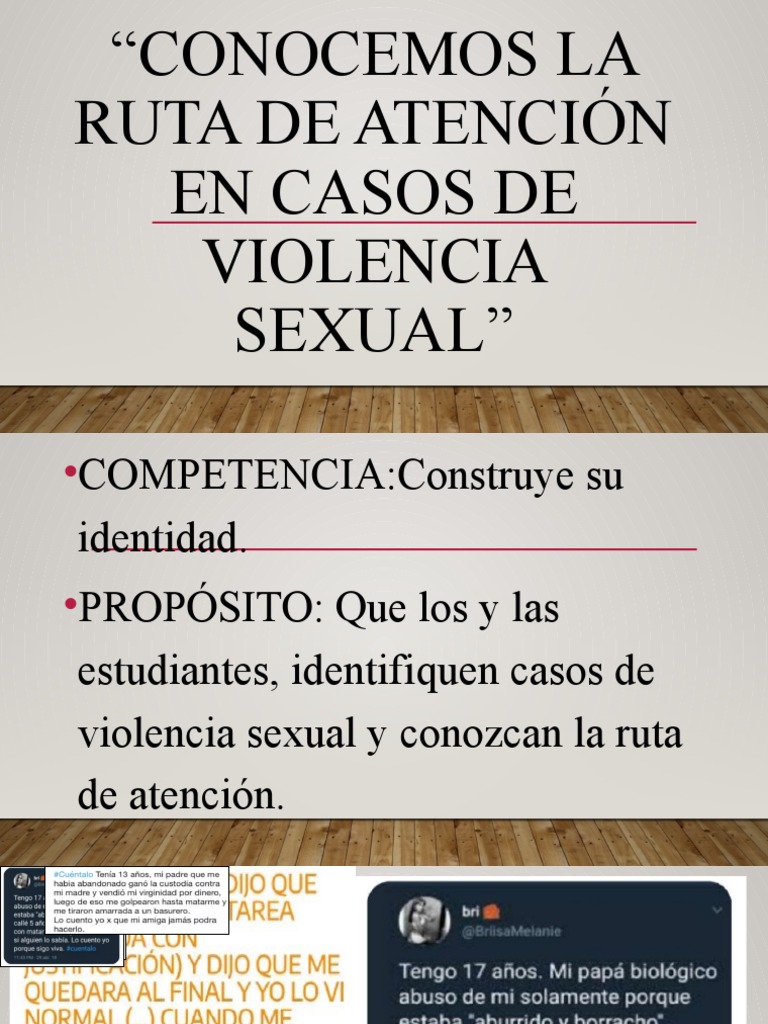 Ruta de Atención en Violencia Sexual | PDF | Ciencias sociales