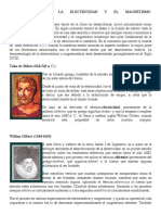 Historia de La Electricidad y Magnetismo PDF