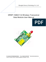 SRWF-1028 Wireless Transceiver Data Module User Manual