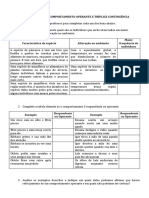 Comportamento operante e contingências em situações cotidianas