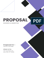 simple proposal minimalis