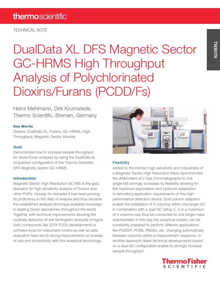 1 - Dual Data XL Dfs Magnetic Sector | PDF | Gas Chromatography | Gas ...