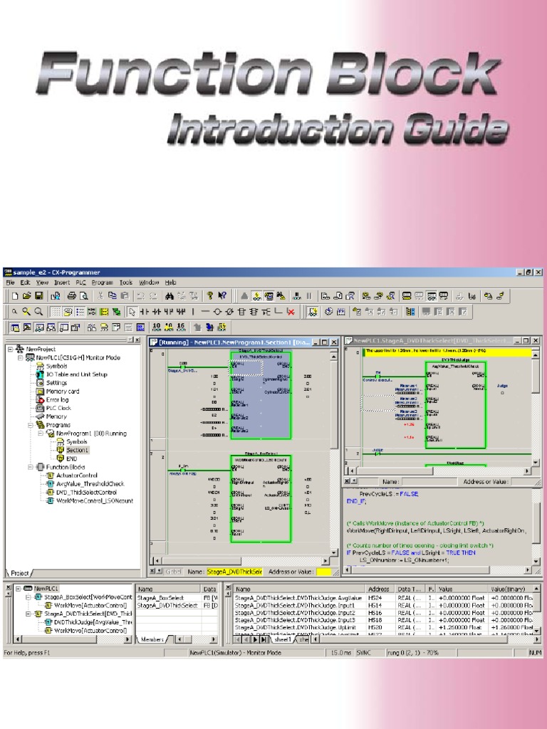 Function Block Introduction Guide R133-E1-01 | PDF | Programmable Logic ...