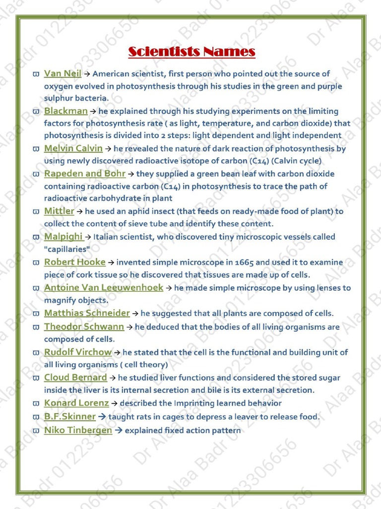 Scientists Names2nd Edit PDF