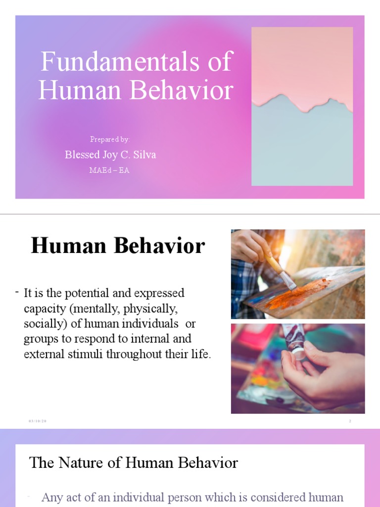 Fundamentals of Human Behavior | PDF | Human Behavior | Behavior