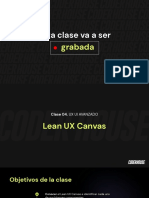 Clase 4. Lean UX Canvas - Diseño UX - UI Avanzado