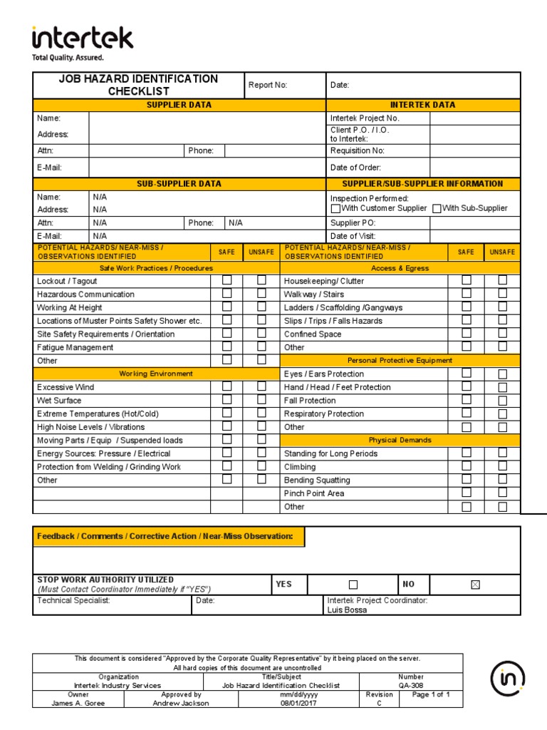 Risk Assessment 2021 - Independence 204 | Descargar gratis PDF ...