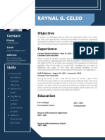 Blue Simple Professional Resume