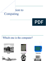 Introduction To Computing