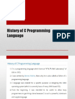 Introduction-to-C Programming Language (History)